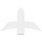 Ekena Millwork Bellingham Architectural Grade PVC Gable Bracket, 36"W x 21"H x 4"D x 6"F, 14/12 Pitch GBP036X21X0406BEL00 - alternate 3